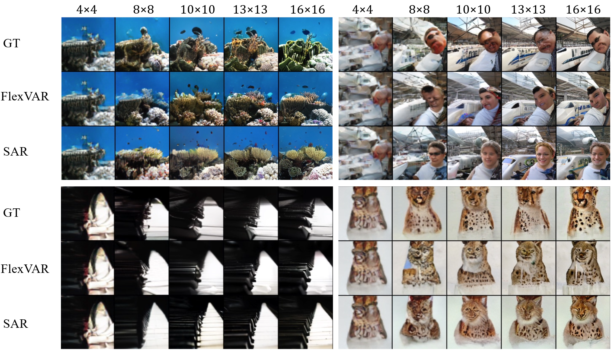 Comparison of SAR and FlexVAR generation process